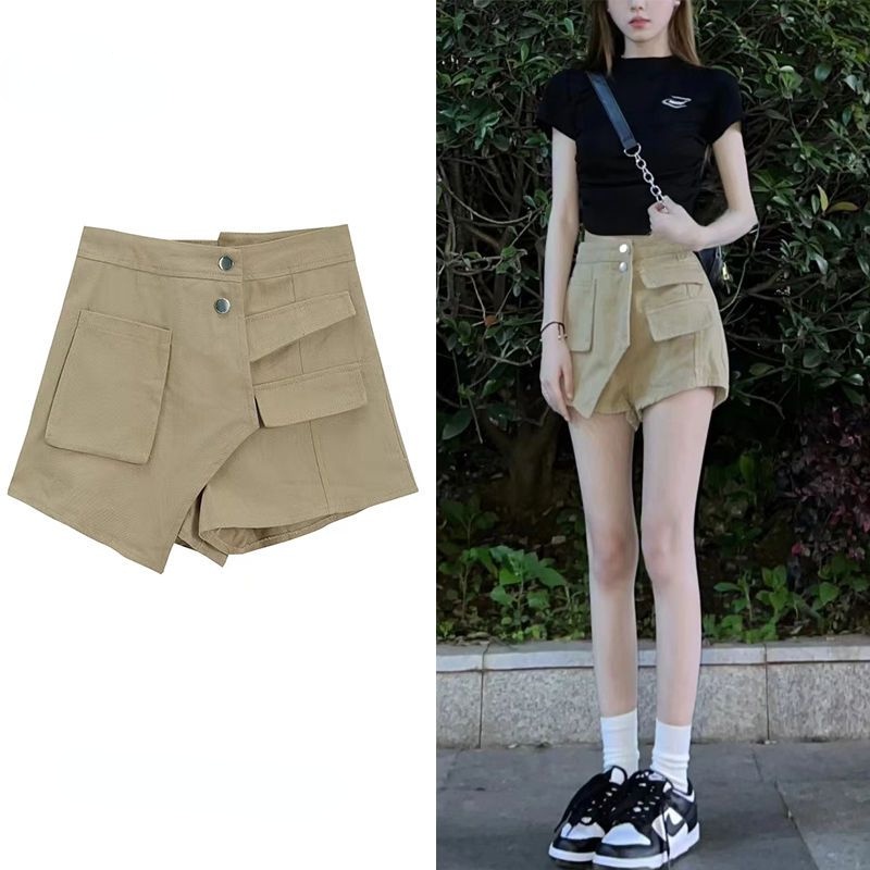 Quần Short Cho Bé Gái Mùa Hè Kaki Phong Cách Nhẹ Nhàng