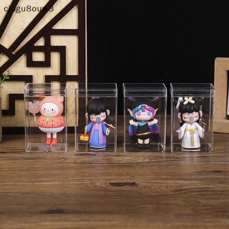 OOO hình chữ nhật hộp nhựa Biscuit kẹo búp bê quà tặng bao bì hộp trong suốt hộp uuu