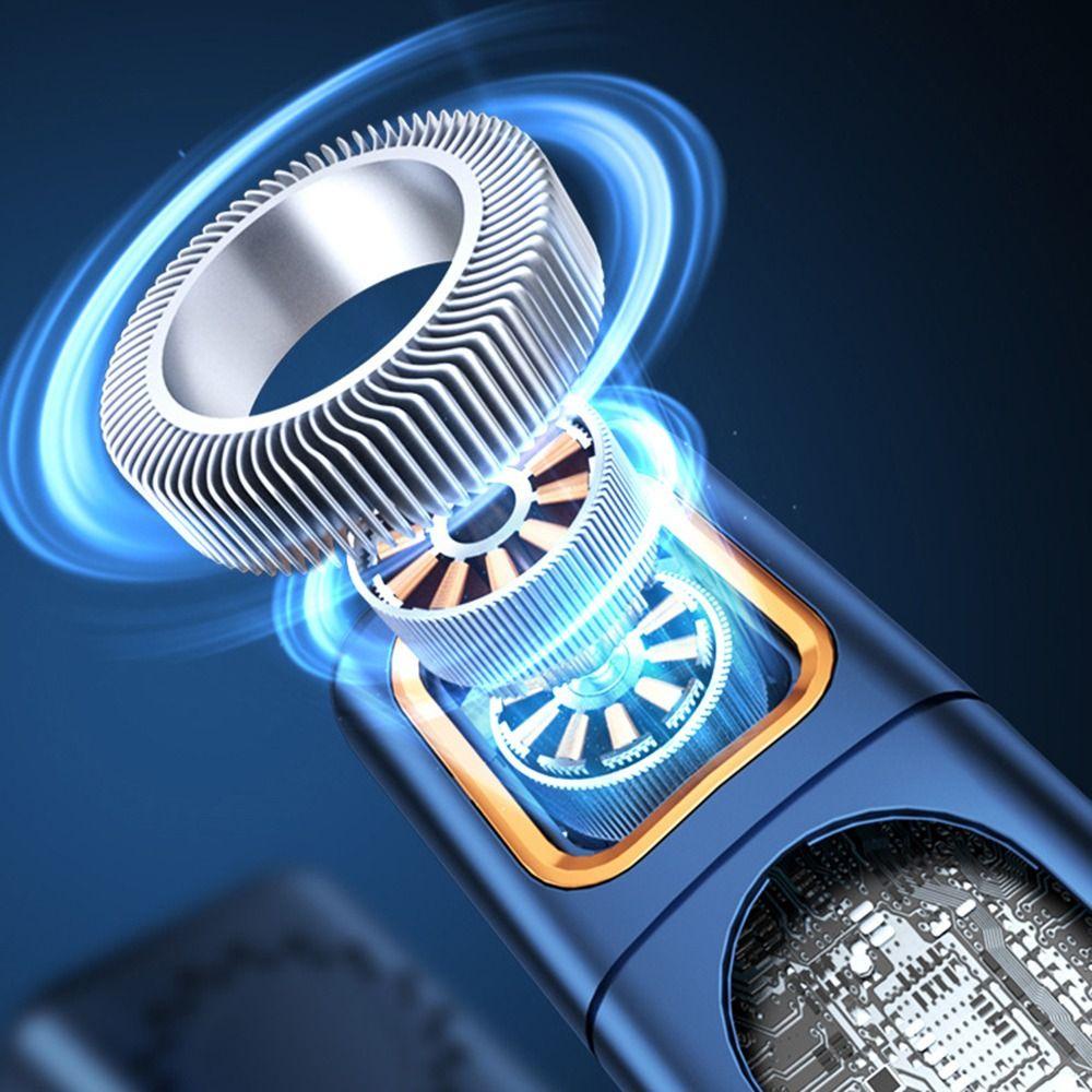 YNATURAL Quạt Làm Mát Đeo Cổ Không Cánh 8000mah Có Đèn LED 5 Tốc Độ Làm Mát Mùa Hè