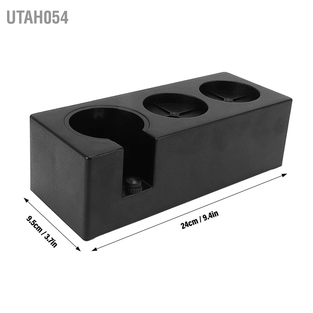 Utah054 Bộ Lọc Cà Phê Tamping Giá Đỡ Nhiều Lỗ Bột Nhựa Kim Loại Station Đen