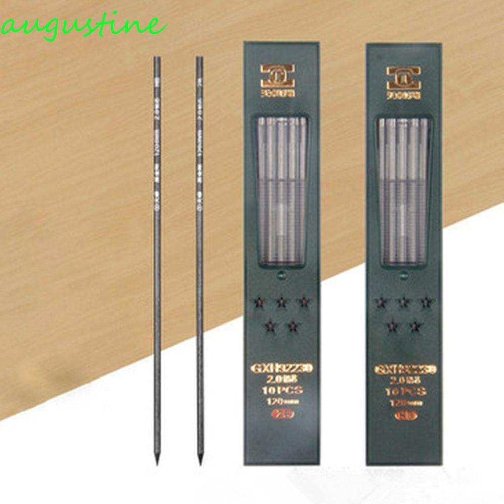 AUGUSTINE Ruột Bút Chì Bấm 120mm Dài 2.0mm Màu Đen