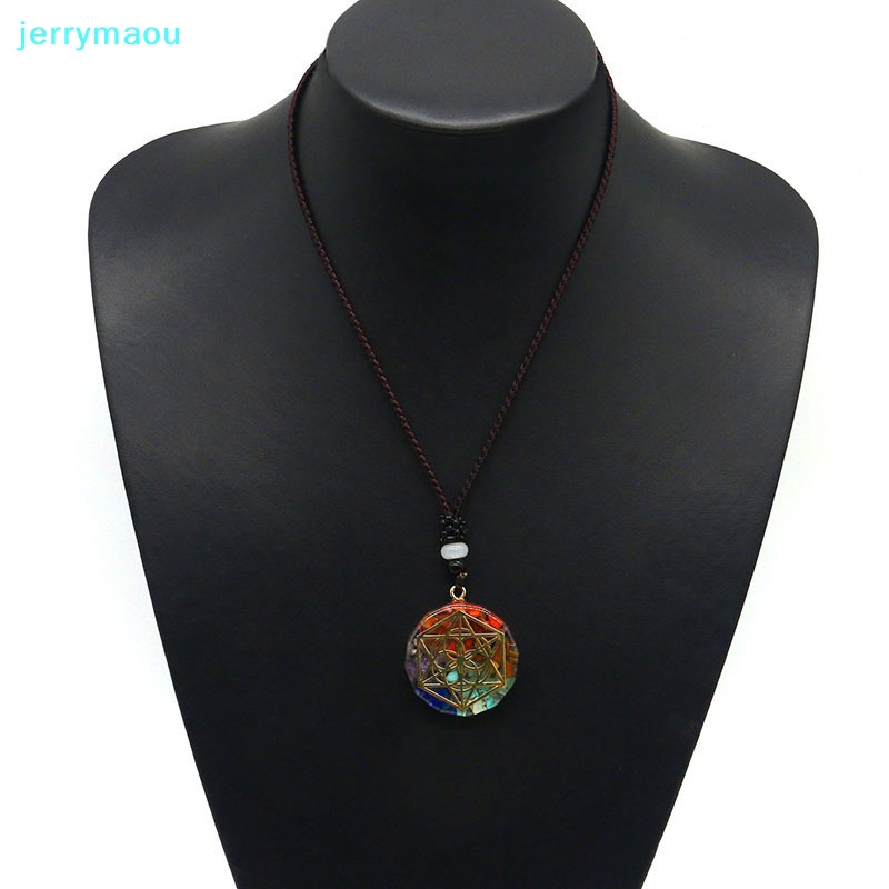 Vòng cổ Bùa Hộ Mệnh Cân Bằng Orgonite 7 Chakras Bảo Vệ Cổ