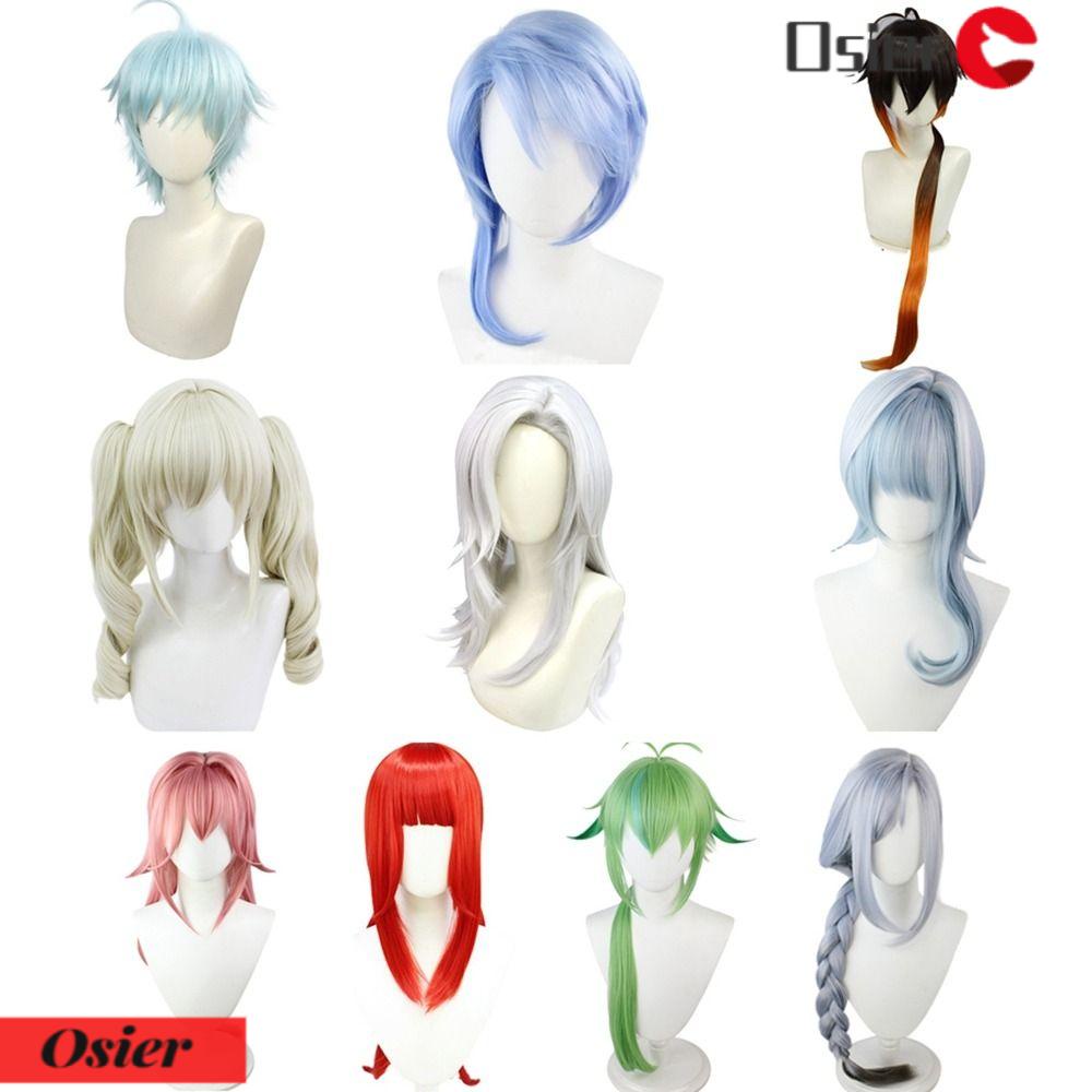 OSIER1 Bộ Tóc Giả Dài Xoăn Chịu Nhiệt Cosplay Nhân Vật Anime Dễ Thương Dành Cho Nam Và Nữ