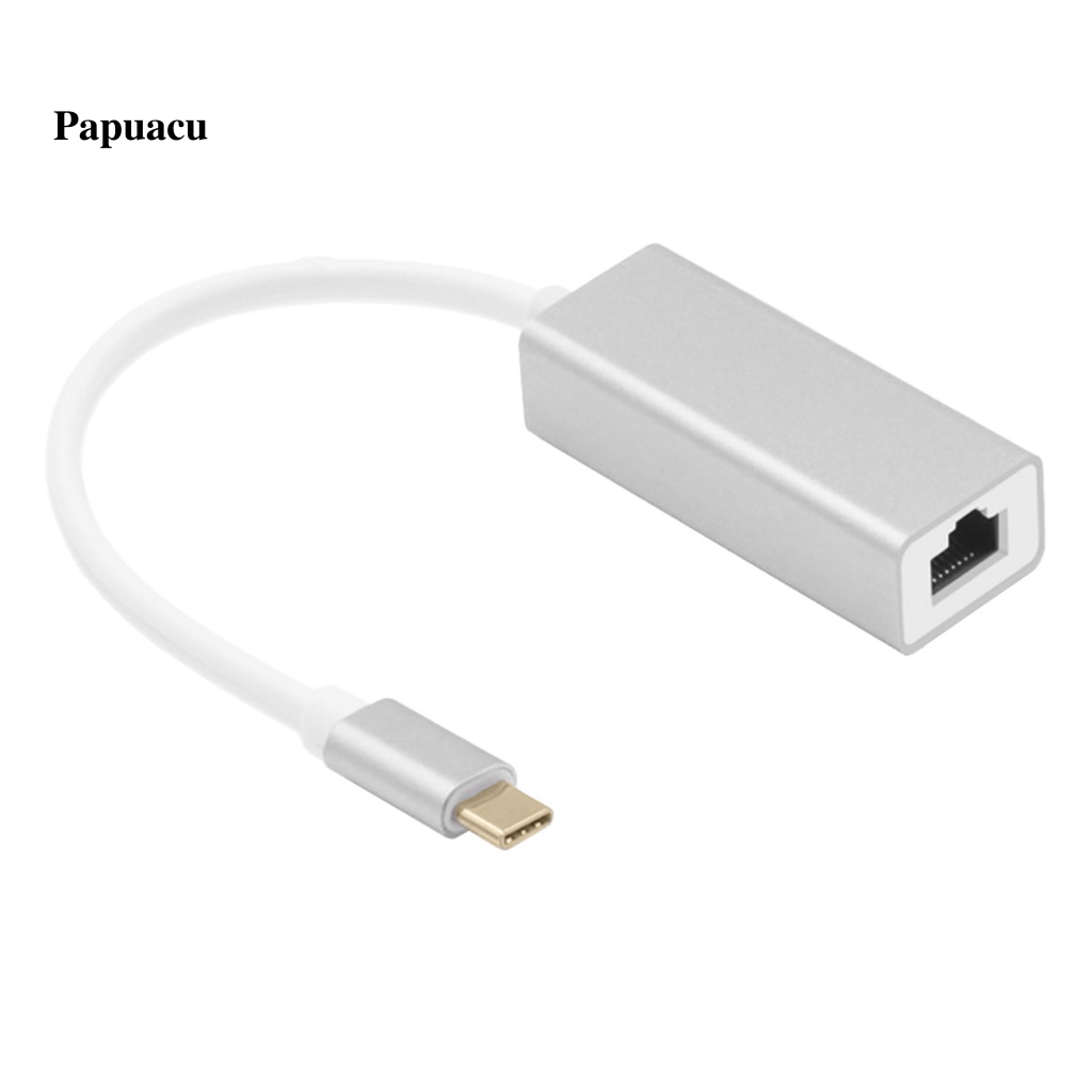 Bộ Chuyển Đổi Phích Cắm TYPE-C Sang RJ45 Laptop Box TV Box 5Gbps Tốc Độ Cao 1000Mbps