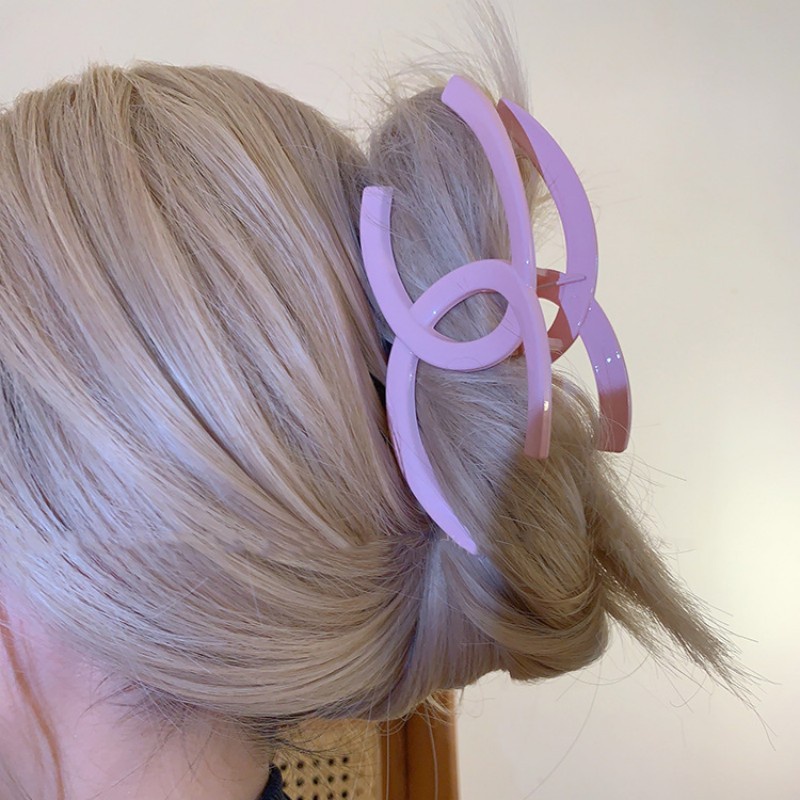 Kẹp Tóc Hình Cá Mập Màu Hồng Kích Thước Lớn Phong Cách Thời Trang Mới 2023