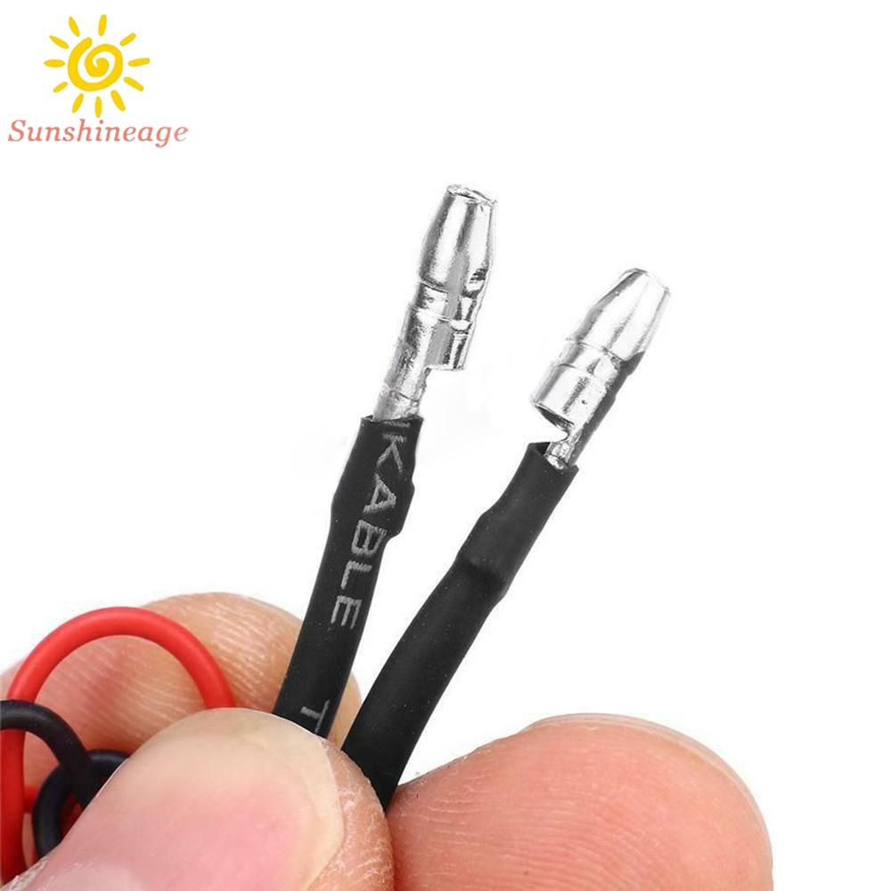 Set 2 Đèn Xi Nhan Chống Thấm Nước 180 Độ 8mm Màu Hổ Phách Chuyên Dụng Cho Xe