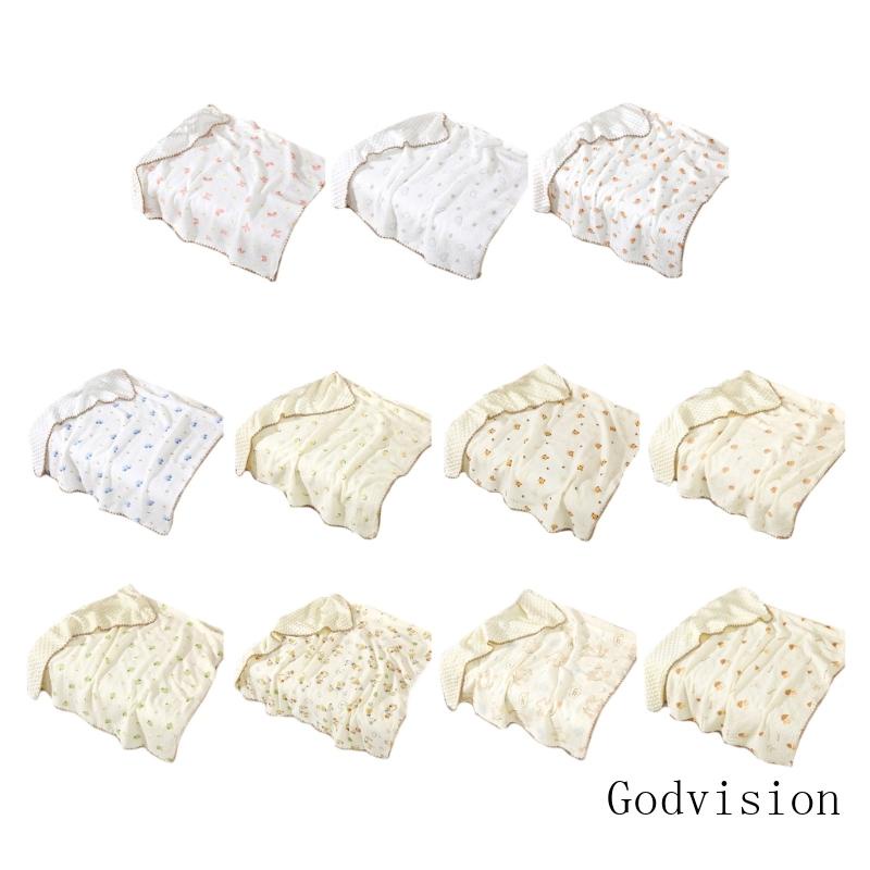 Chăn Quấn Bé Sơ Sinh Hai Lớp Chất Liệu Cotton Mềm Mại
