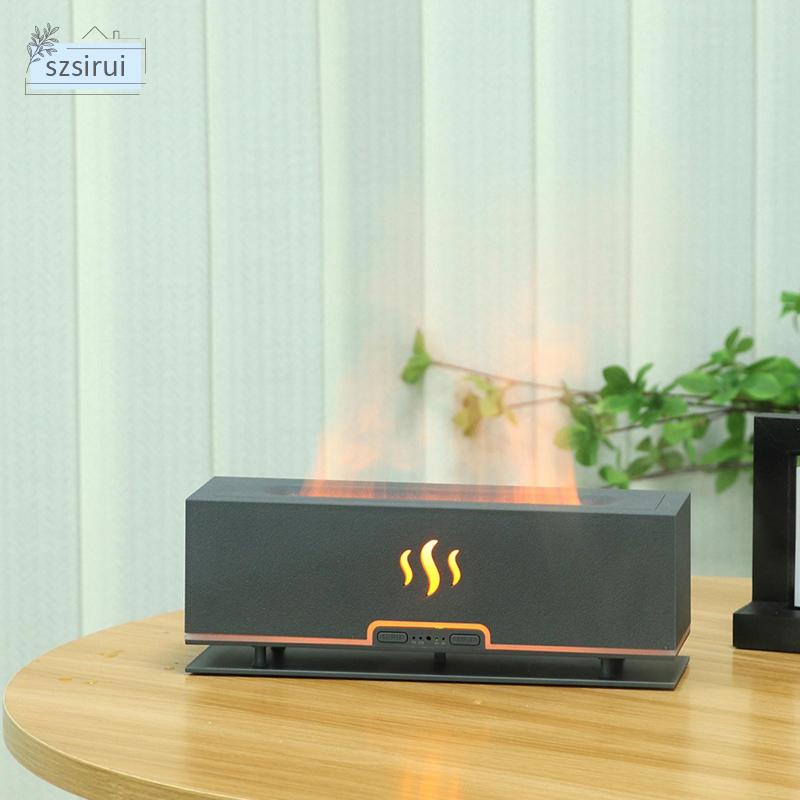 Máy Phun Sương Tạo Ẩm Mô Phỏng Ngọn Lửa 3D Cho Phòng Khách