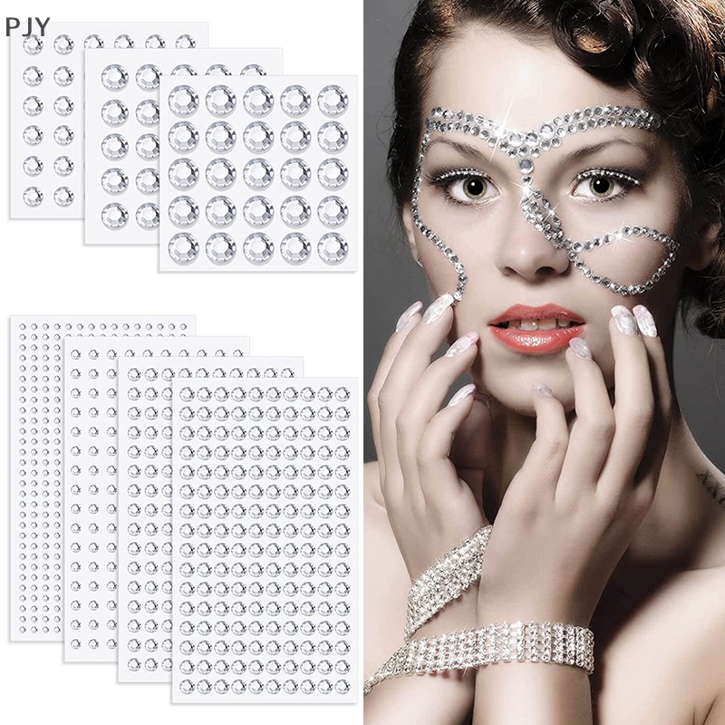 Đá Quý Tự Dính Trang Trí Mặt / Tóc / Cơ Thể Độc Đáo