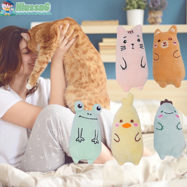 Đồ Chơi Nhồi Bông Có Catnip Tương Tác Vui Nhộn Cho Mèo Cưng