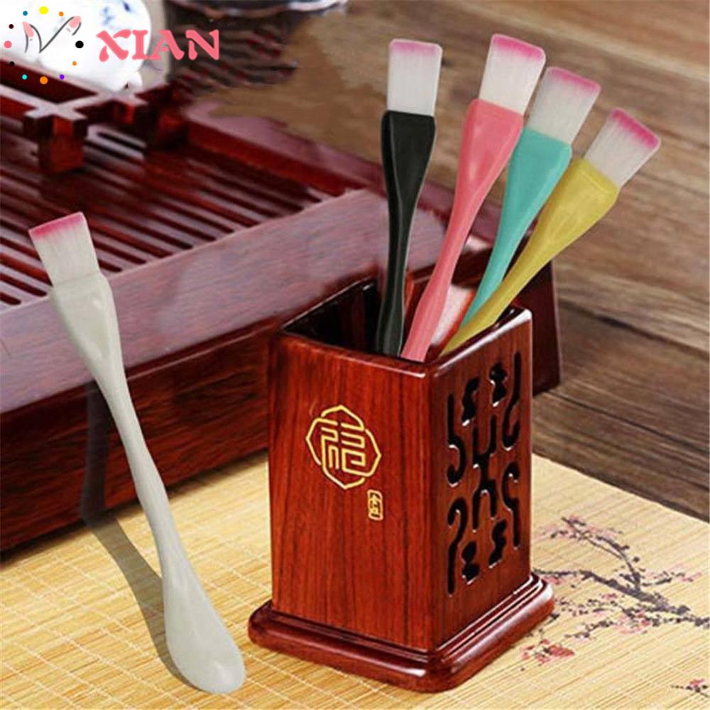 XIANTIN Cọ Rửa Mặt Mềm Mại 2 Trong 1 Màu Sắc Ngẫu Nhiên