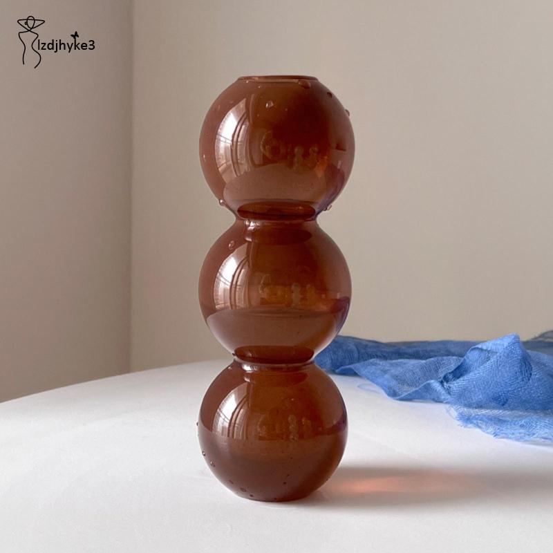 Bình Hoa Thủy Tinh Nghệ Thuật Có Giá Đỡ Bong Bóng Lodjhyke3 Dành Cho Phòng Ăn / Văn Phòng