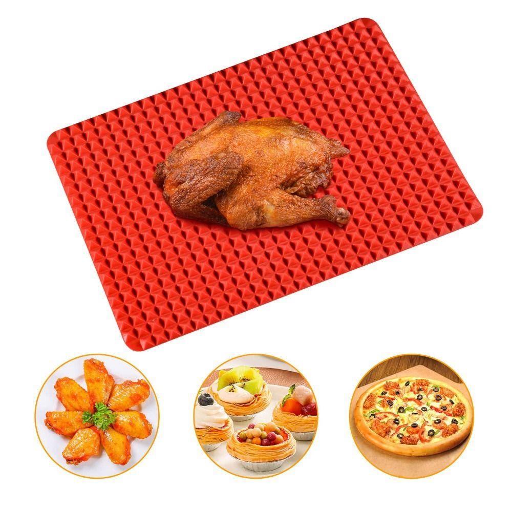 Bộ 2 Thảm Nướng Silicone 16 &quot;X11.5&quot; Hình Kim Tự Tháp