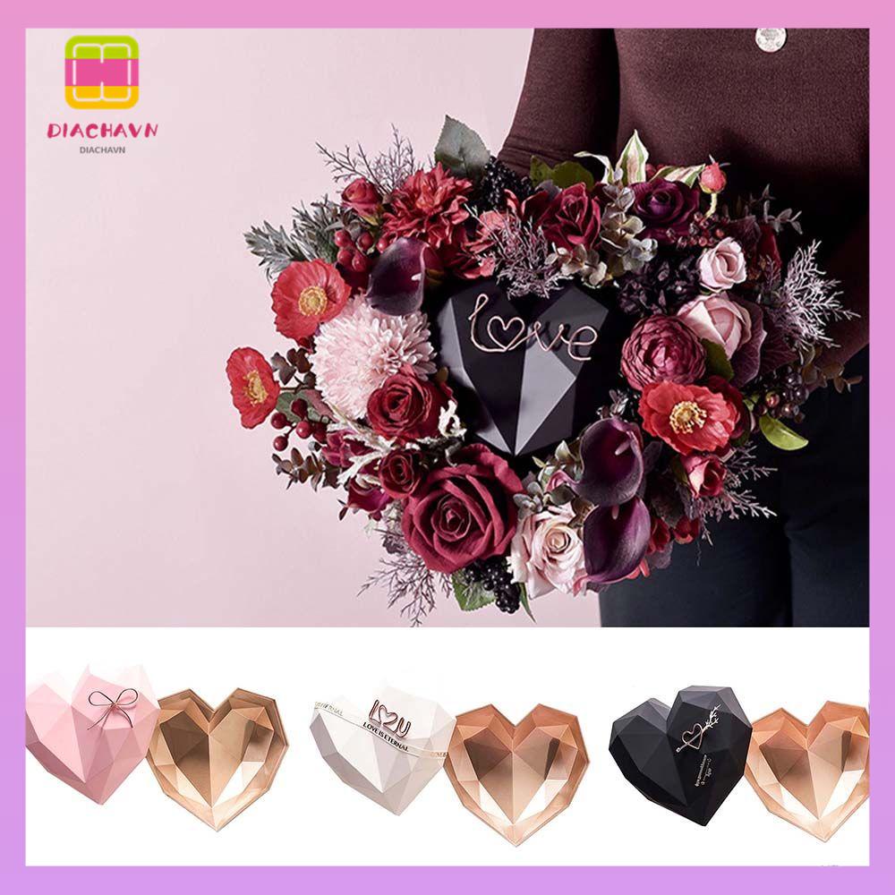 DIACHAVN Bình Hoa Hình Trái Tim Xinh Xắn Cho Ngày Valentine