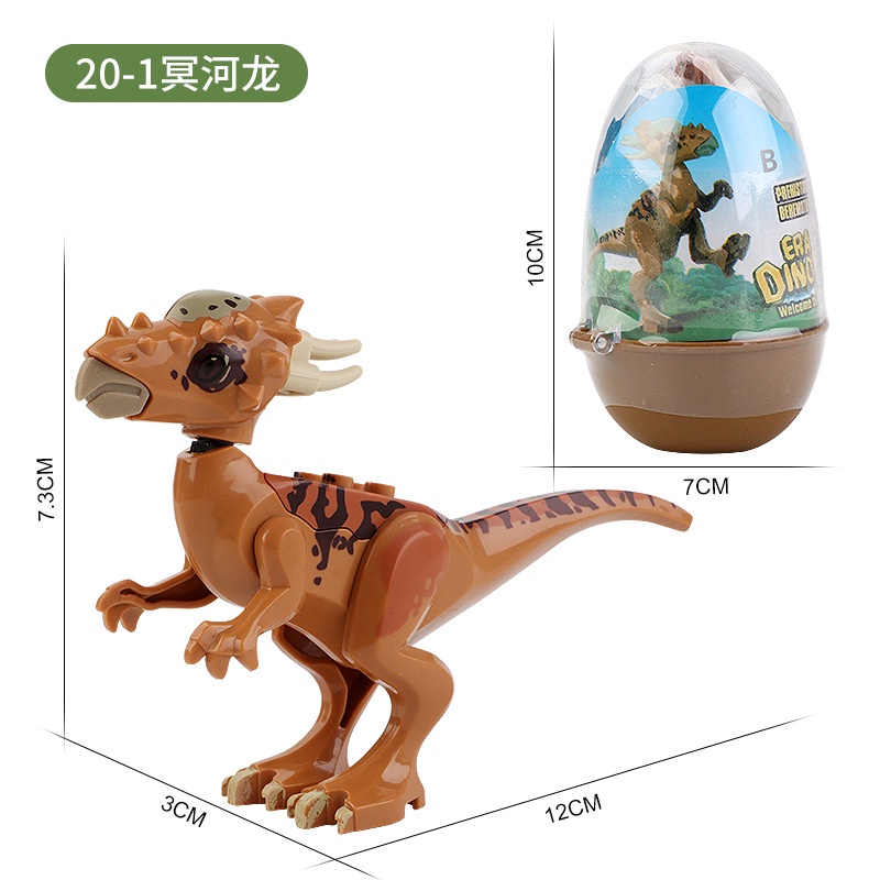 Đồ Chơi Lắp Ráp Khủng Long Tyrannosaurus Pterosaur Stegosaurus / Gashapon