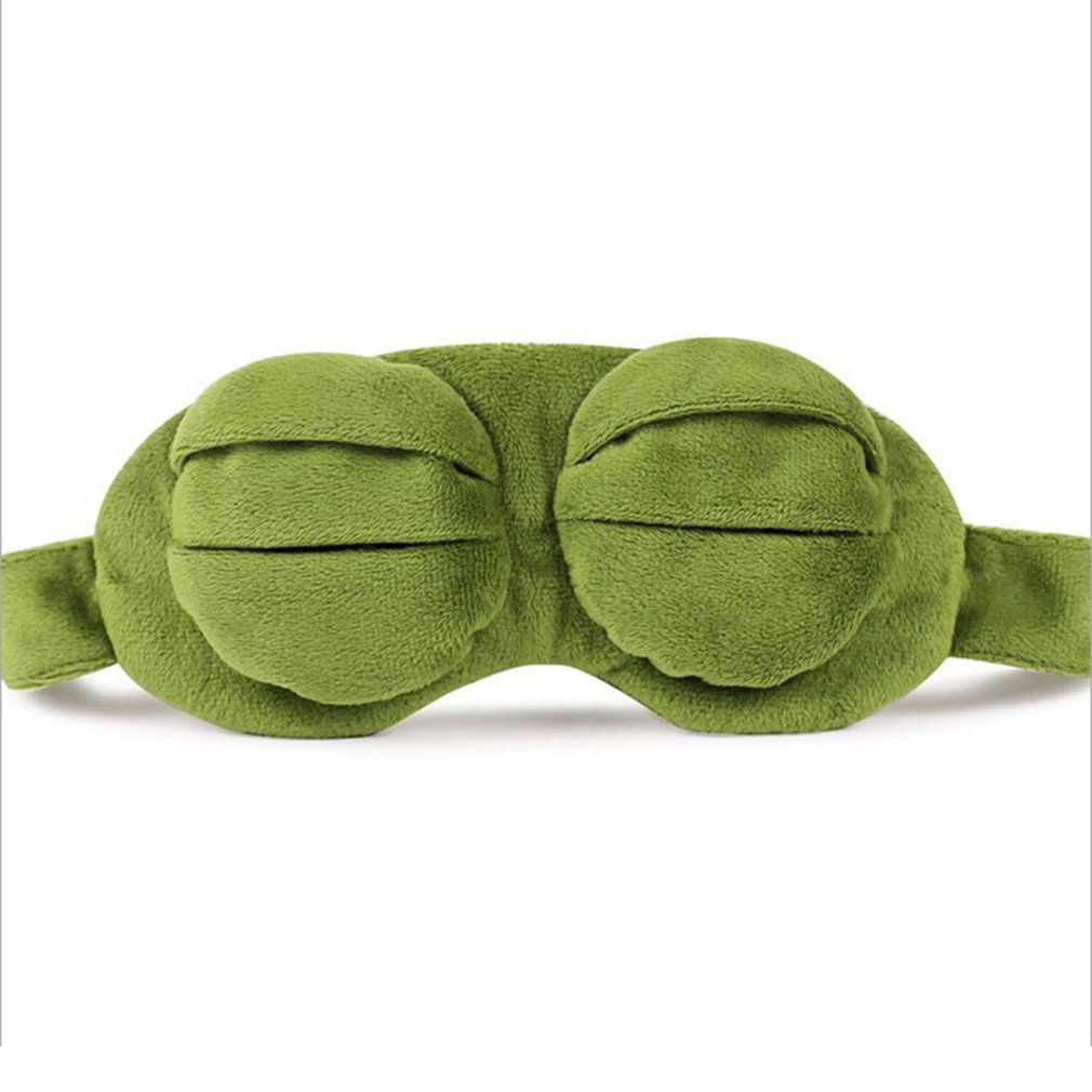 =Christmas=Lovely Frogs Eyes Sleeping Eye Mask Elastic Bandage Eyeshade Cover Eyepatch