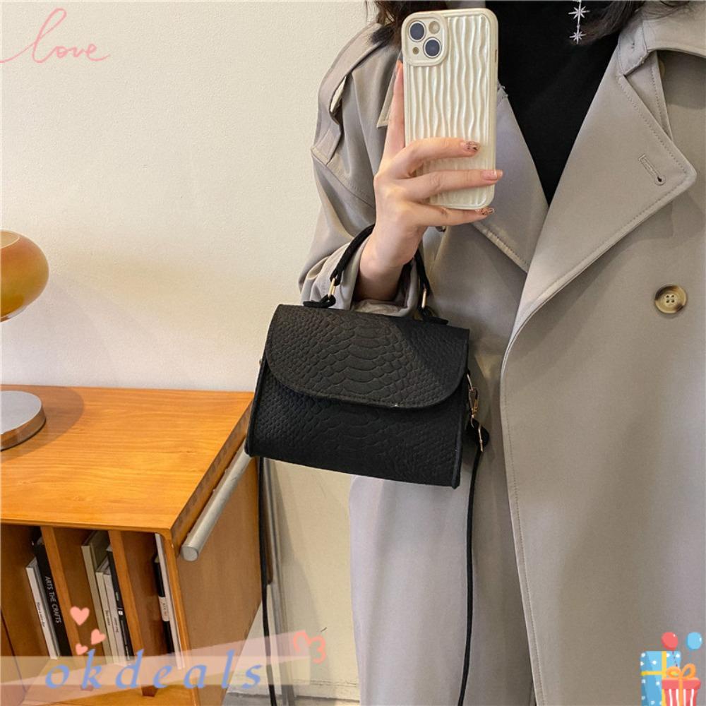 OKDEALS Túi Đeo Chéo Vuông Sang Trọng Cho Nữ