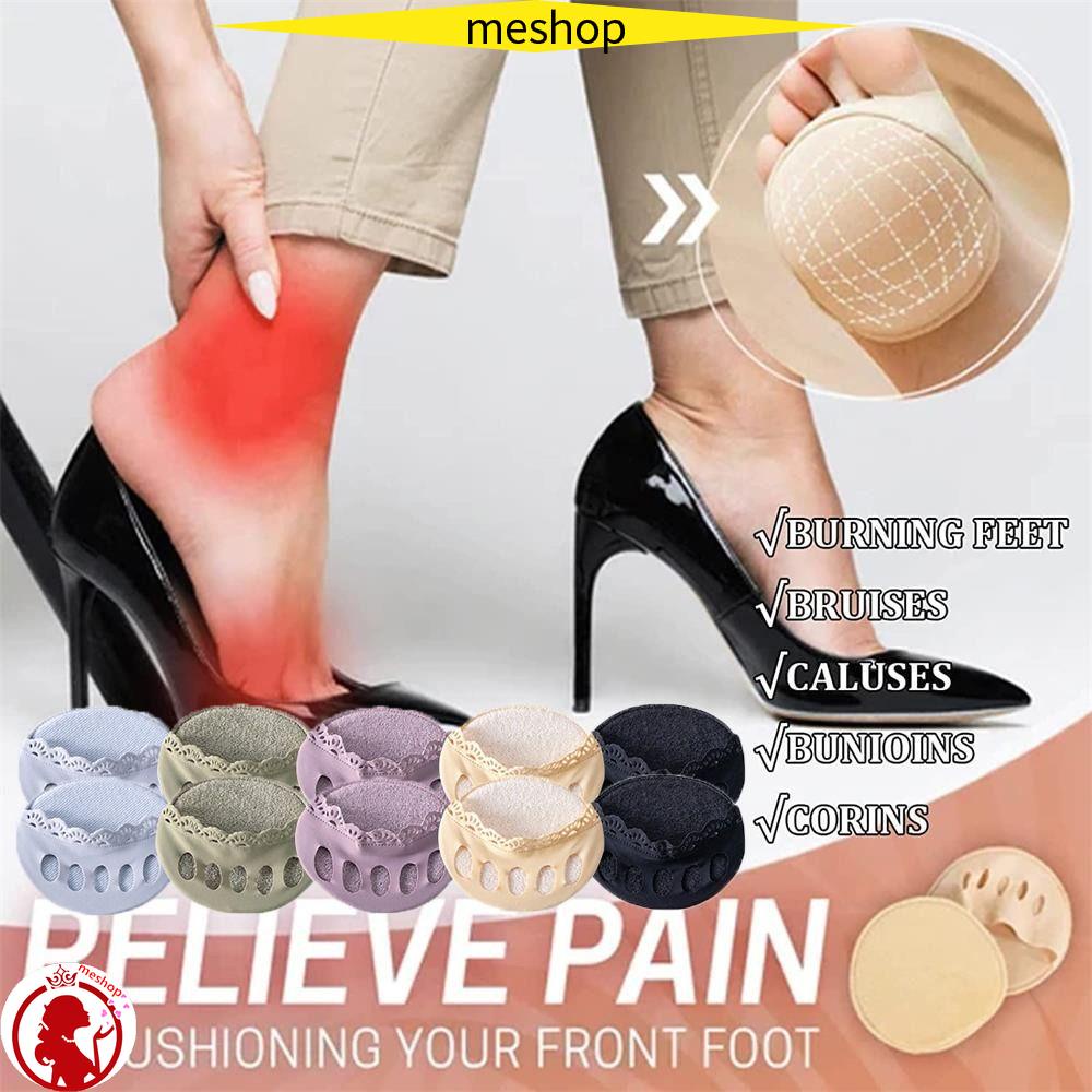ME Set 2 Cặp Đệm Lót Giày Cao Gót Bằng Lụa Mát Màu Sắc Thu Đông