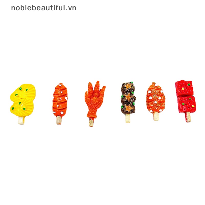 Set 5 Mô Hình Bàn Chân Gà / Tôm / Thịt Nướng Trang Trí Nhà Búp Bê 1: 12