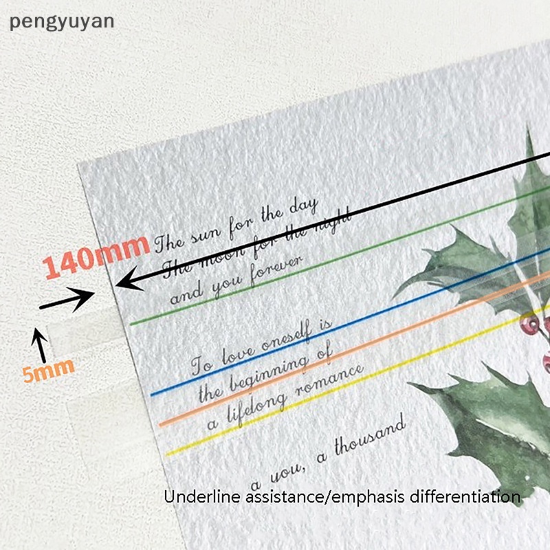 Set 160 Tờ Giấy Ghi Chú Trong Suốt Chống Nước