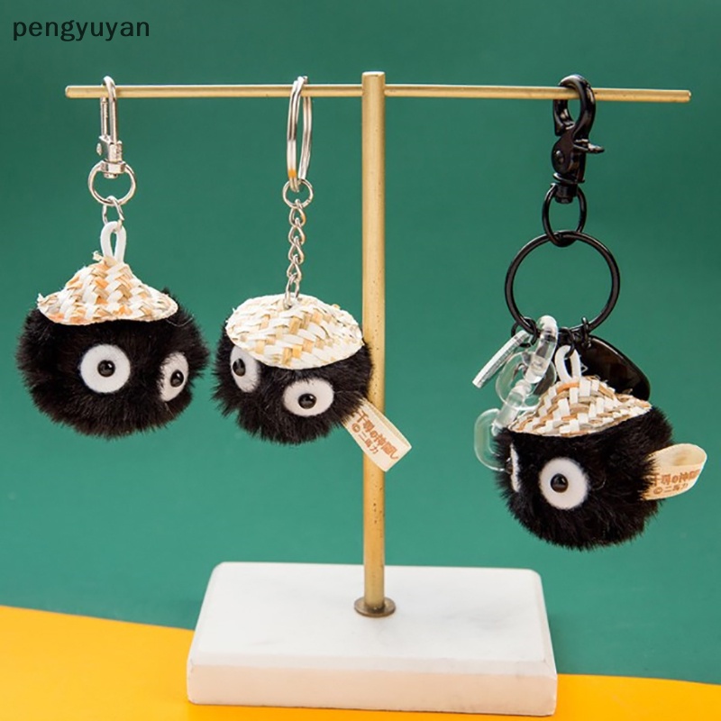 [pengyuyan] 1 Móc Khóa Hình Búp Bê Yêu Tinh Hayao Miyazaki My Neighbor Totoro Briquettes Elf Dễ Thương