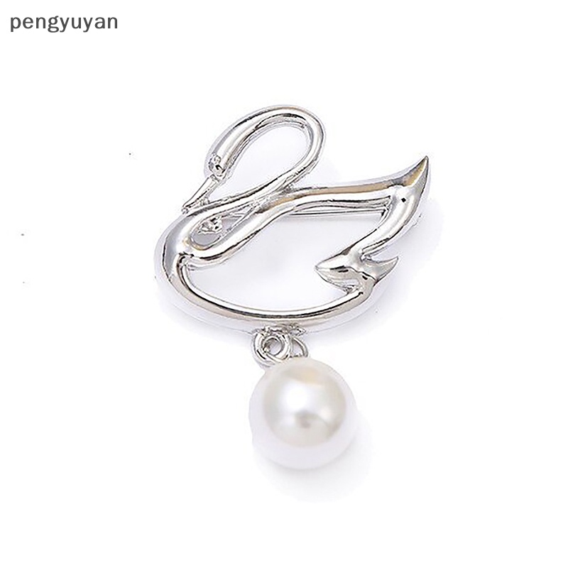 [pengyuyan] Trâm Cài Áo Bằng Kim Loại Đính Ngọc Trai Trang Trí Không Khí Đơn Giản [Mới]