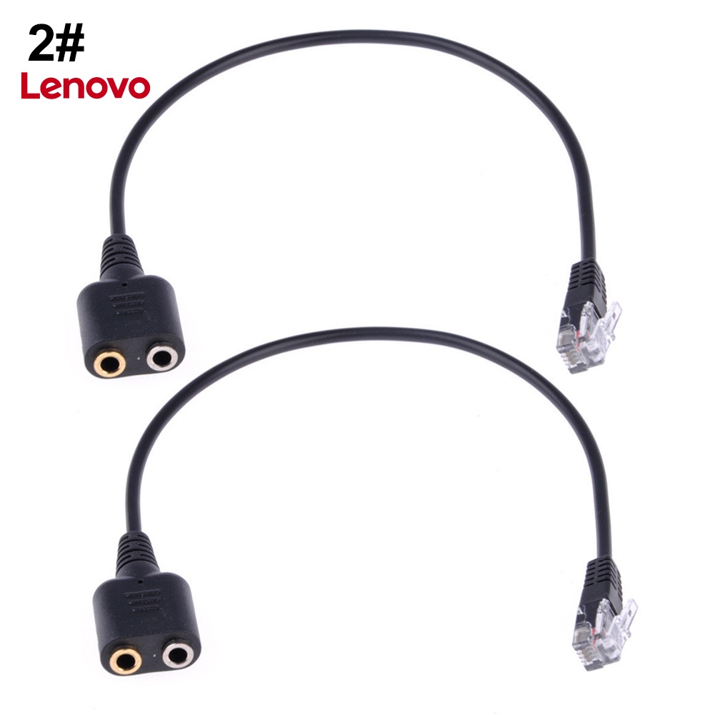 Dây Cáp Chuyển Đổi Cổng 2 / 3.5mm Sang RJ9 / RJ10 Cho Điện Thoại