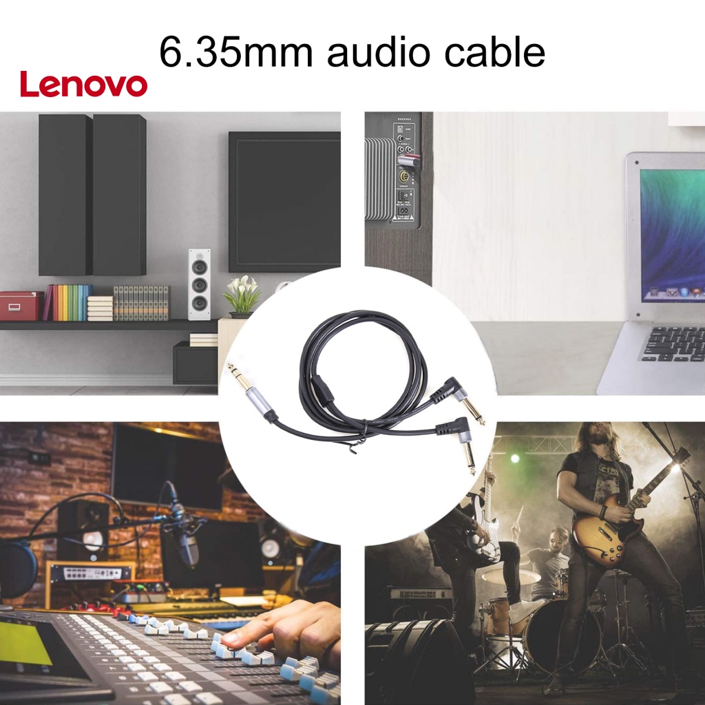 Dây Cáp Âm Thanh Ổn Định Chống Nhiễu 6.35mm Sang 2 6.5mm Cho Loa