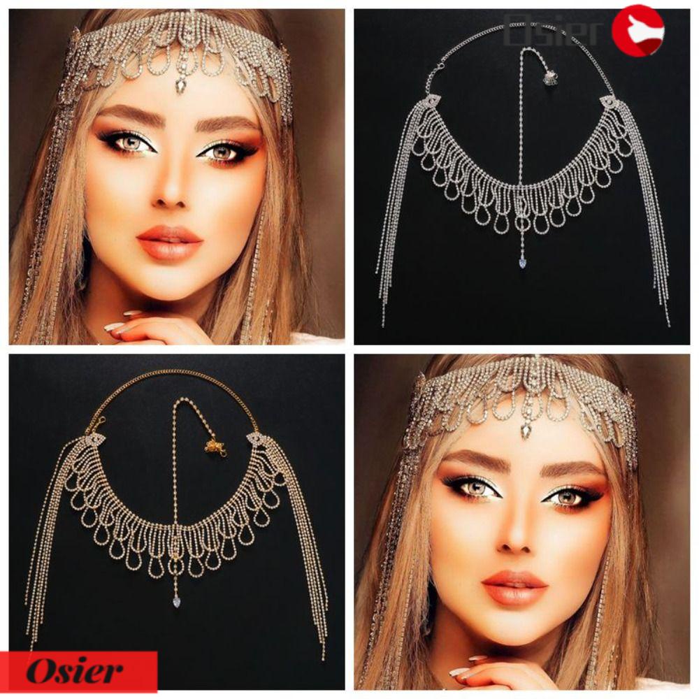 OSIER1 Băng Đô Cài Tóc Dạng Chuỗi Hạt Nhiều Màu Sắc Đầy Cá Tính