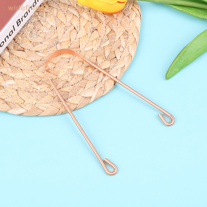 Dụng Cụ Cạo Lưỡi Vệ Sinh Răng Miệng Bằng Đồng Kèm Khóa Cài Đồng