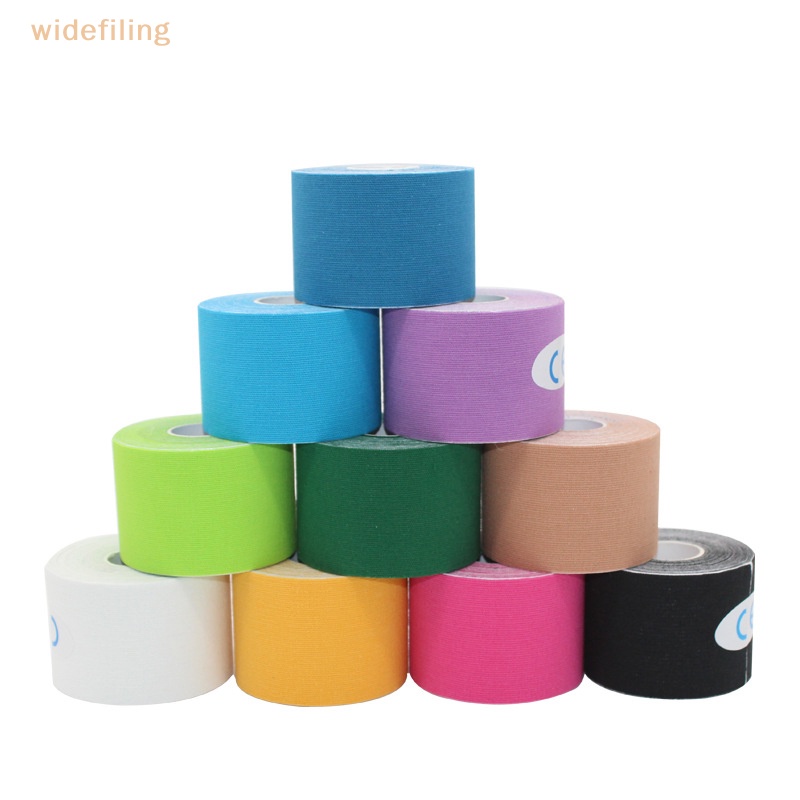 Cuộn Băng Keo Kinesioy 5M Giúp Loại Bỏ Nếp Nhăn Ở Mắt / Vùng Cổ