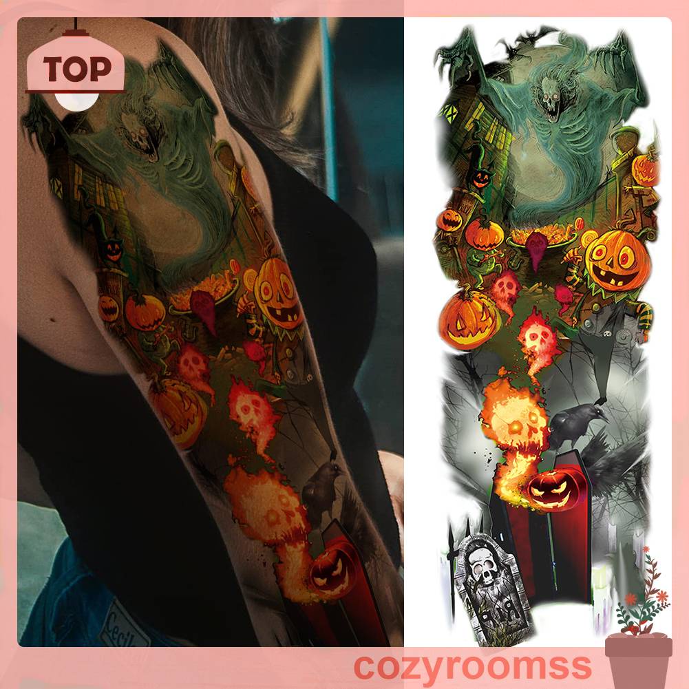 Hình Xăm Dán Halloween Cho Bé Trai Và Bé Gái