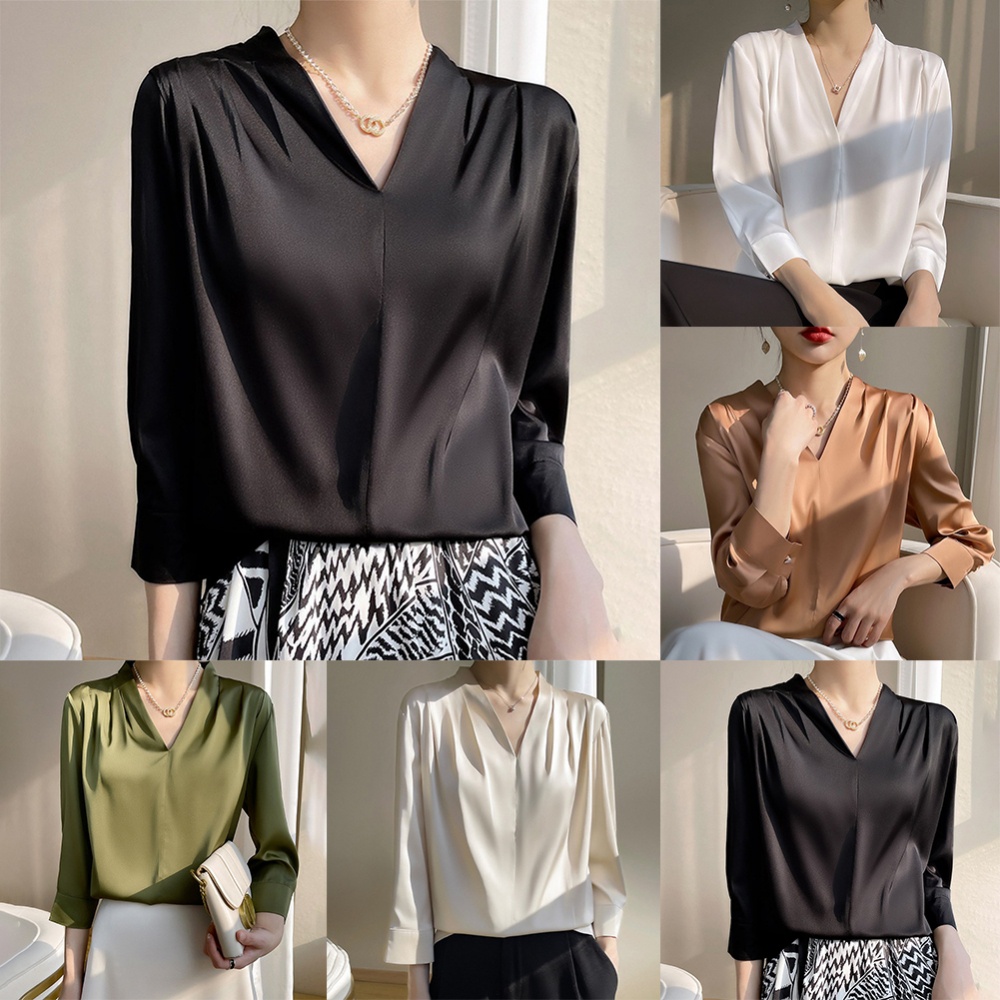 Áo Sơ Mi Công Sở Thoải Mái Thanh Lịch Thời Trang Cho Nữ