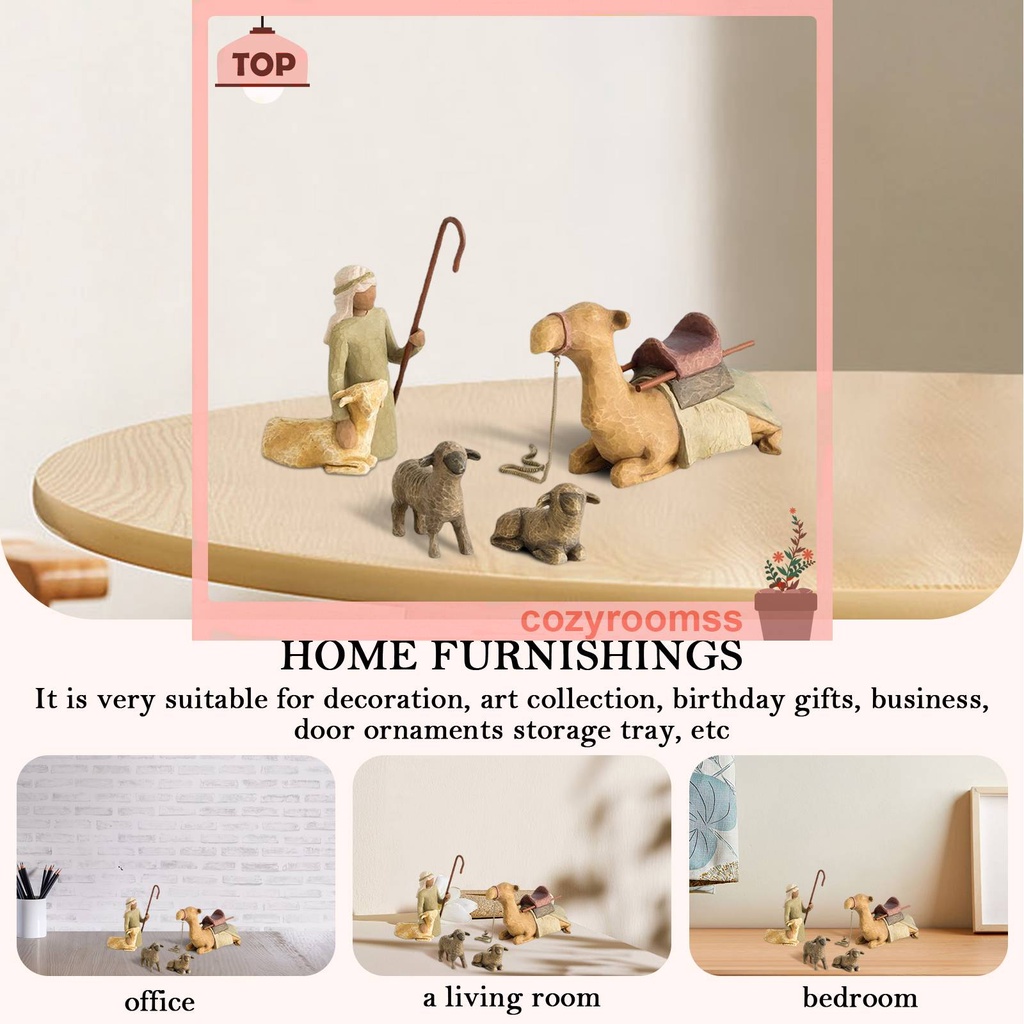 Đồ trang trí Chúa Giêsu Bằng Nhựa Resin Trang Trí Giáng Sinh