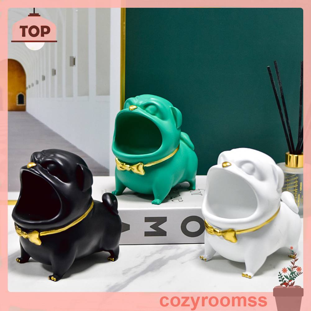 Tượng Chó Bull Bằng Nhựa Resin Độc Đáo Trang Trí Phòng Khách / Bàn Ăn /