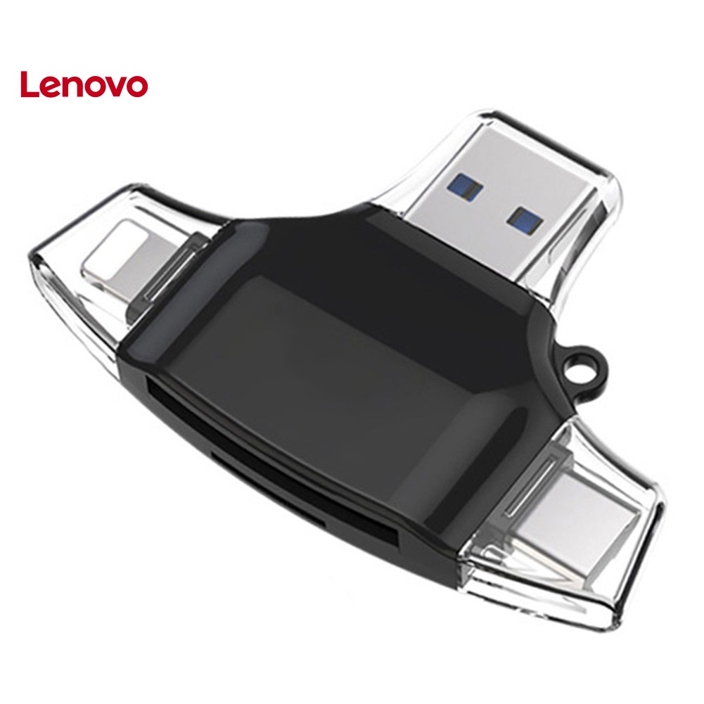 Đầu Đọc Thẻ Nhớ Đa Năng 4 Trong 1 Cho iOS Android Điện Thoại