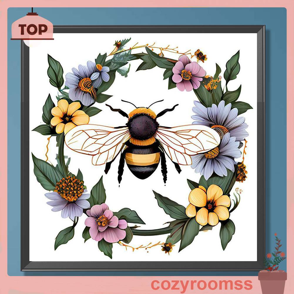 Tranh Đính Đá Kim Cương Toàn Bộ 5D DIY Hình Vẽ Con Ong