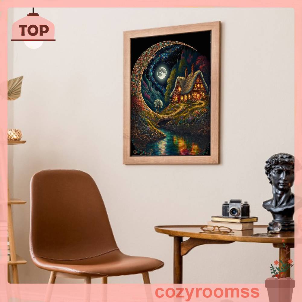 Toàn Bộ Bộ Tranh Thêu Chữ Thập 11CT Hình Mặt Trăng