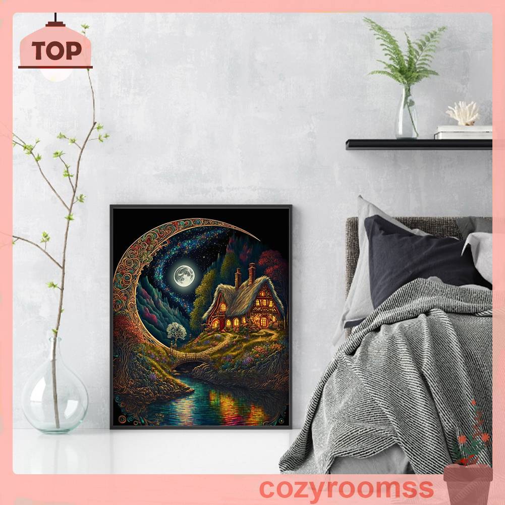 Toàn Bộ Bộ Tranh Thêu Chữ Thập 11CT Hình Mặt Trăng