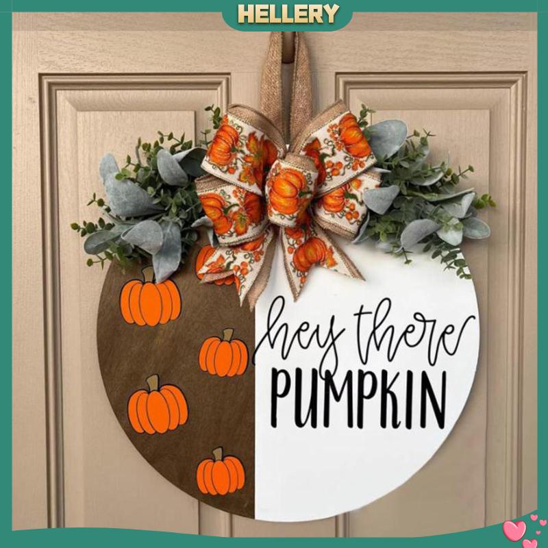 Biển Hiệu Treo Cửa Trước Hình Bí Ngô Cho Mùa Thu Lễ Tạ Ơn