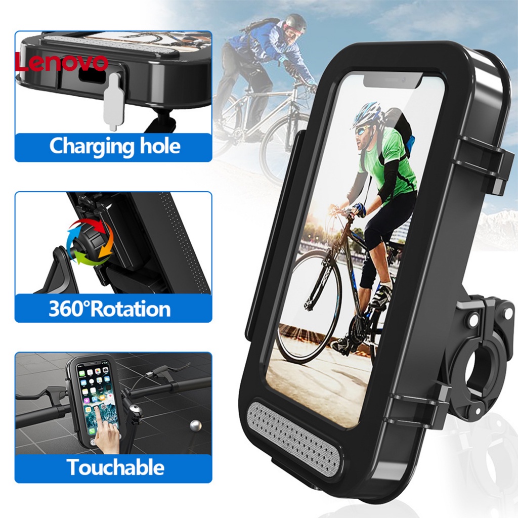 Giá Đỡ Điện Thoại Có Thể Xoay 360 Độ Chống Thấm Nước F81 Gắn Xe Đạp