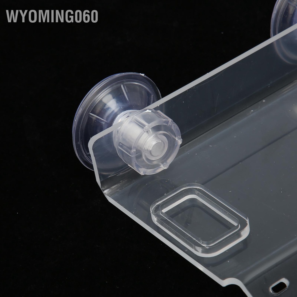 Wyoming060 Nền tảng Basking Bò sát Đa năng Acrylic trong suốt Đế rùa Dock Platform với 2 giác hút