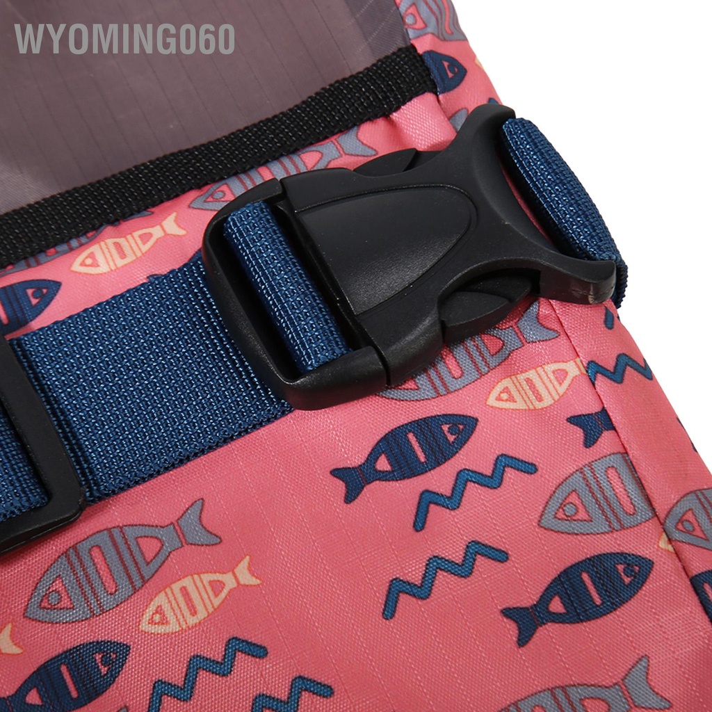 Wyoming060 Áo phao cho chó Độ nổi cao Thoải mái Màu sắc tươi sáng Có thể điều chỉnh bơi thú cưng dành con