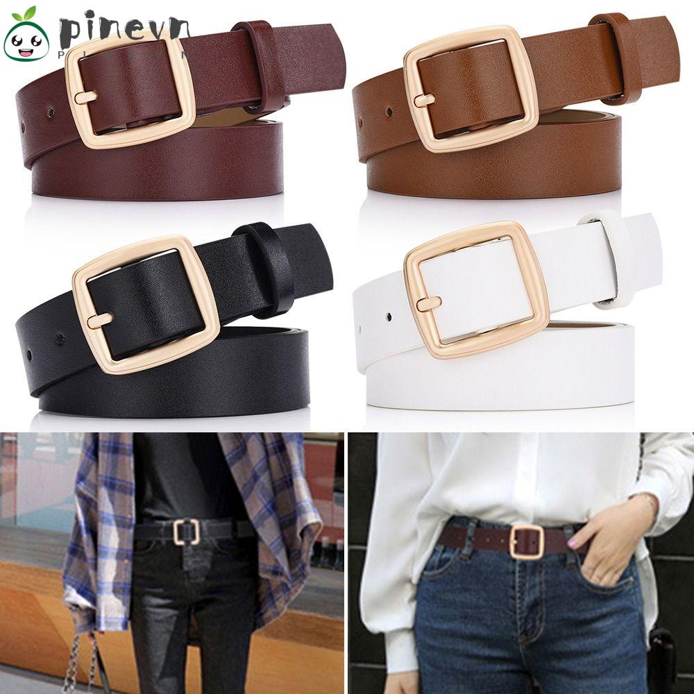 PINEVN Thắt Lưng Da Phong Cách Retro Thời Trang Cho Nữ