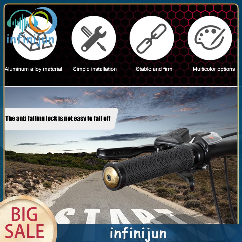 2 Nút Gắn Tay Cầm Xe Đạp Bằng Hợp Kim Nhôm