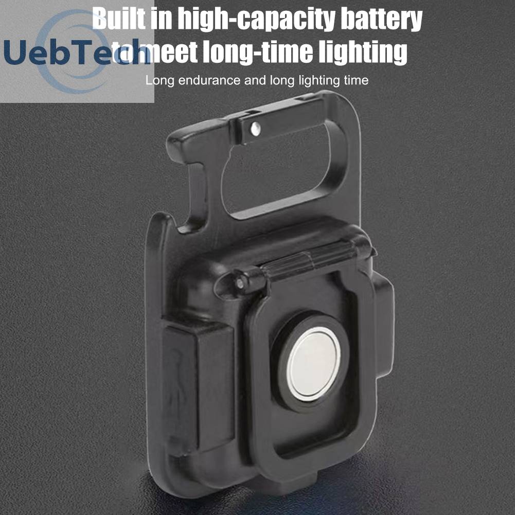 Móc Khóa Đèn LED COB IPX4 Chống Nước 500MAH 400LM