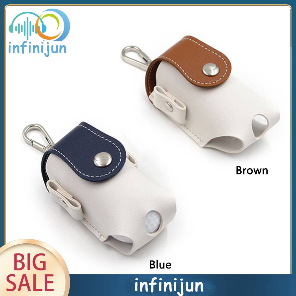 Túi Da Đựng Bóng Golf Đeo Hông Kèm Kẹp Tiện Dụng