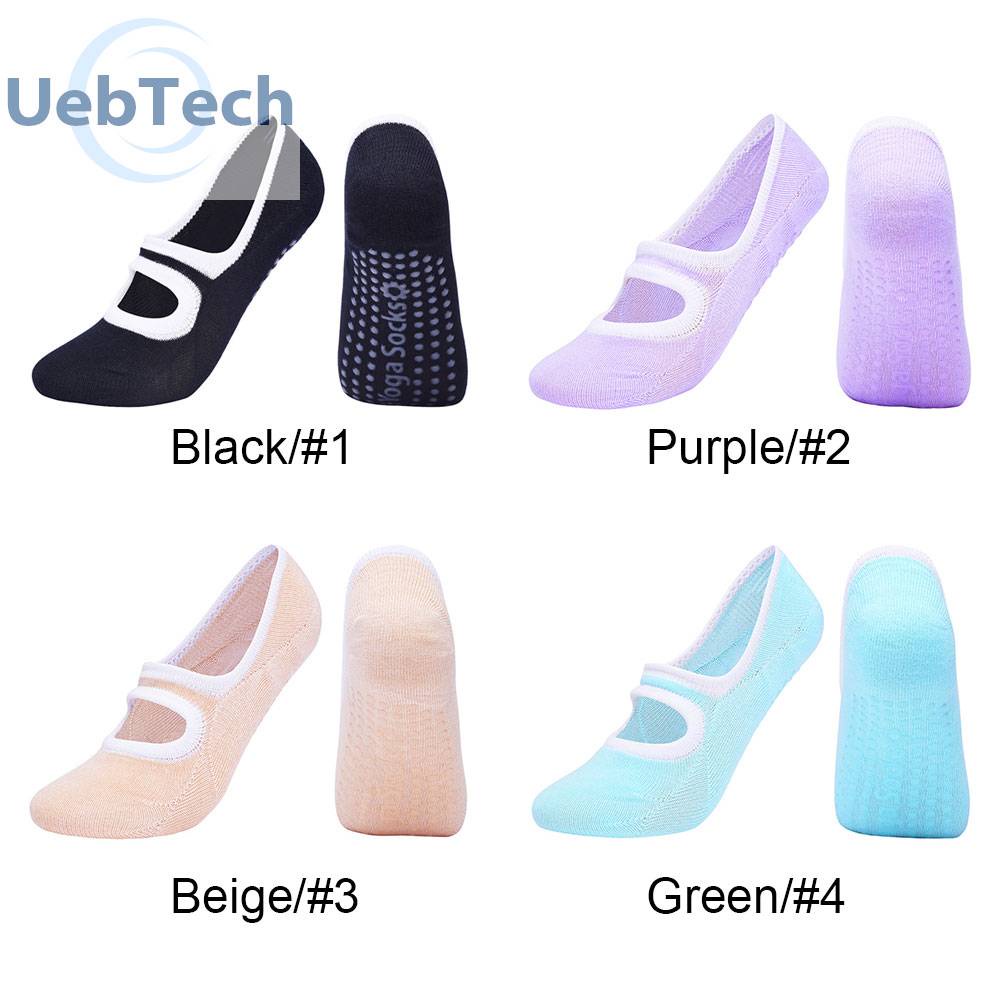 Vớ Cotton Múa Ballet Chống Trượt Thoáng Khí Dành Cho Nữ