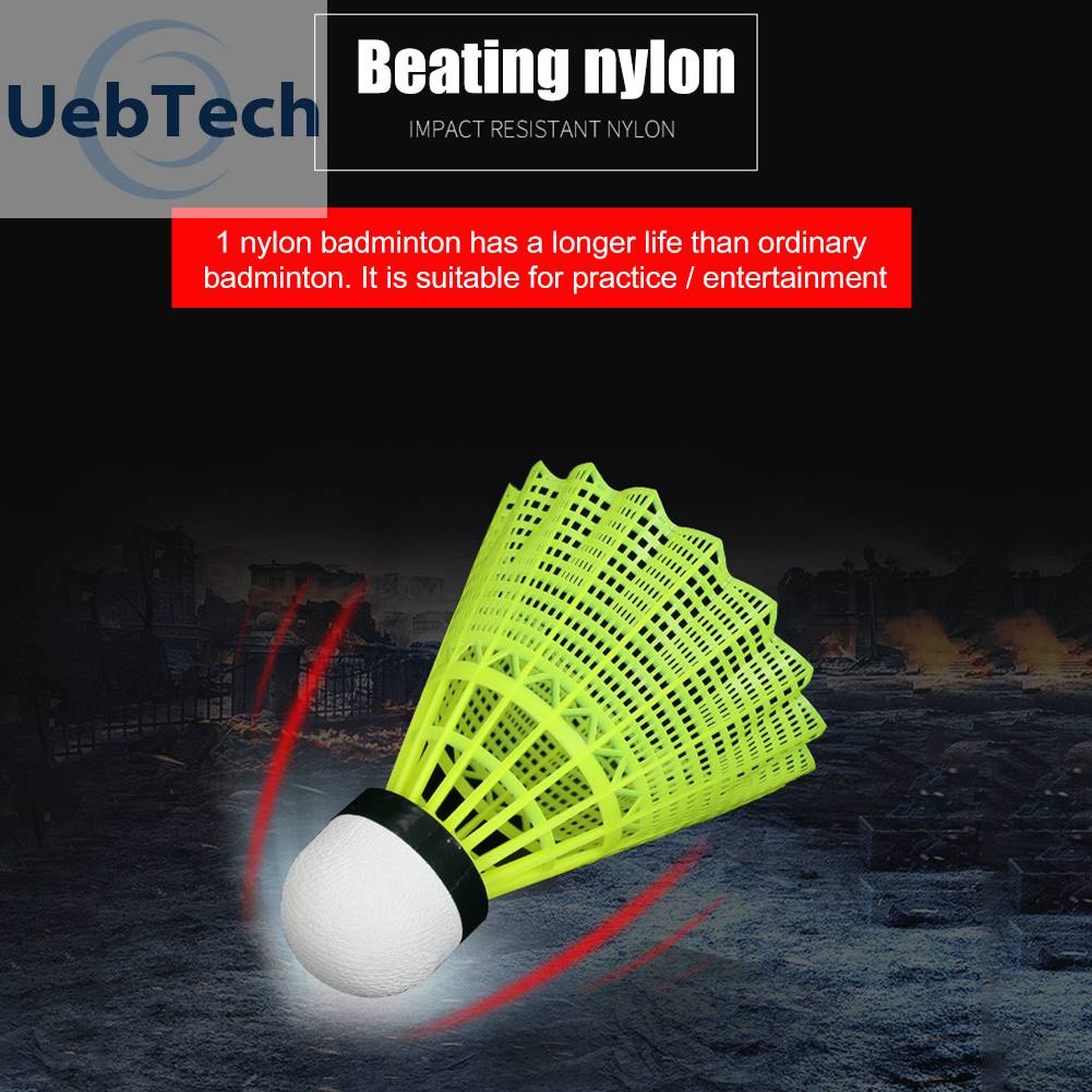 Set 6 Quả Cầu Lông Bằng Nylon Chất Lượng