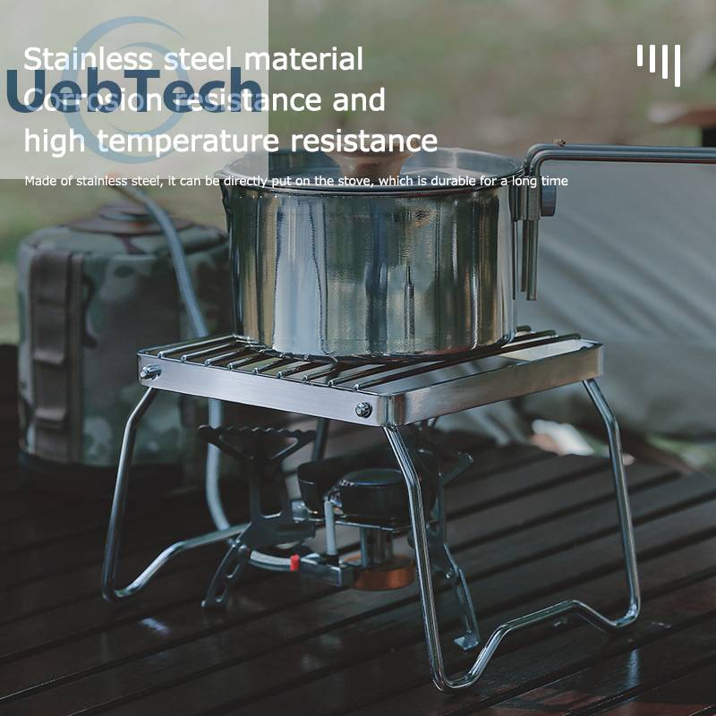 Vỉ Nướng BBQ Bằng Thép Không Gỉ Có Thể Gấp Gọn Tiện Dụng Mang Theo Du